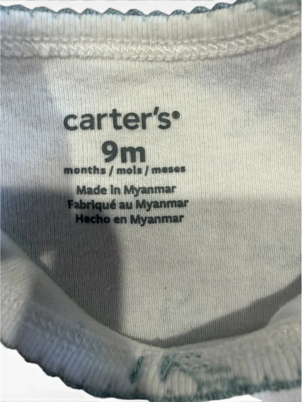Carter's Baby Girls' 2-Pack Short Sleeve Bodysuits, Size 9 Months
